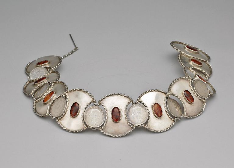 BÄLTE, silver, 1940. Tot vikt ca 700 gram.