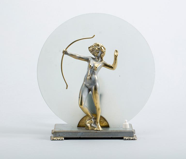 BORDSLAMPA, art deco, 1900-talets första hälft.