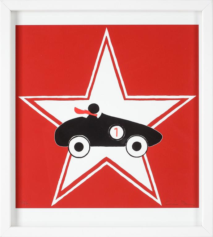 KARIN DAHLIN,  färglitografi, signerad och numrerad 78/90.