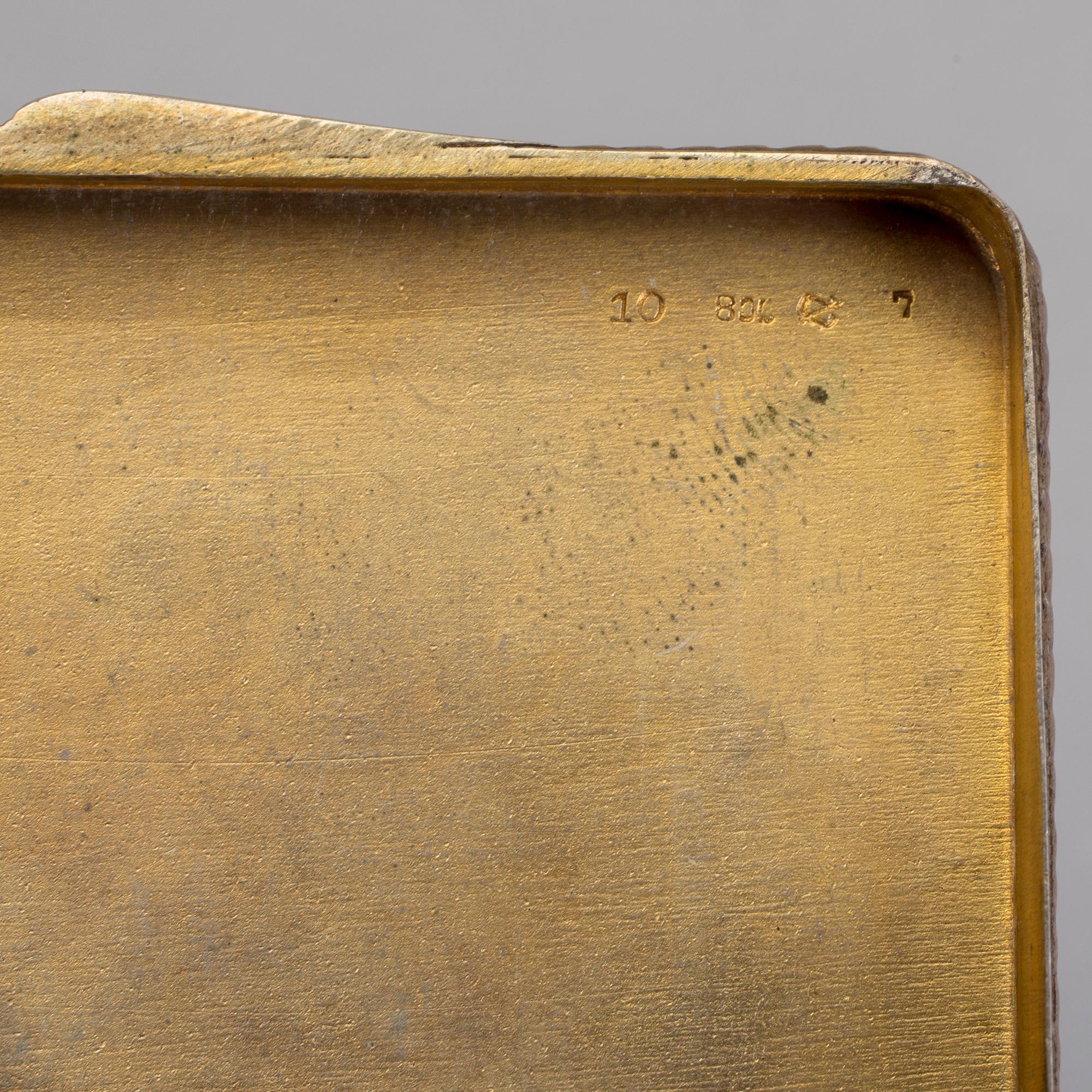 PARTI SILVER, bland annat GAB, Stockholm, 1965. Vikt ca 506 g.