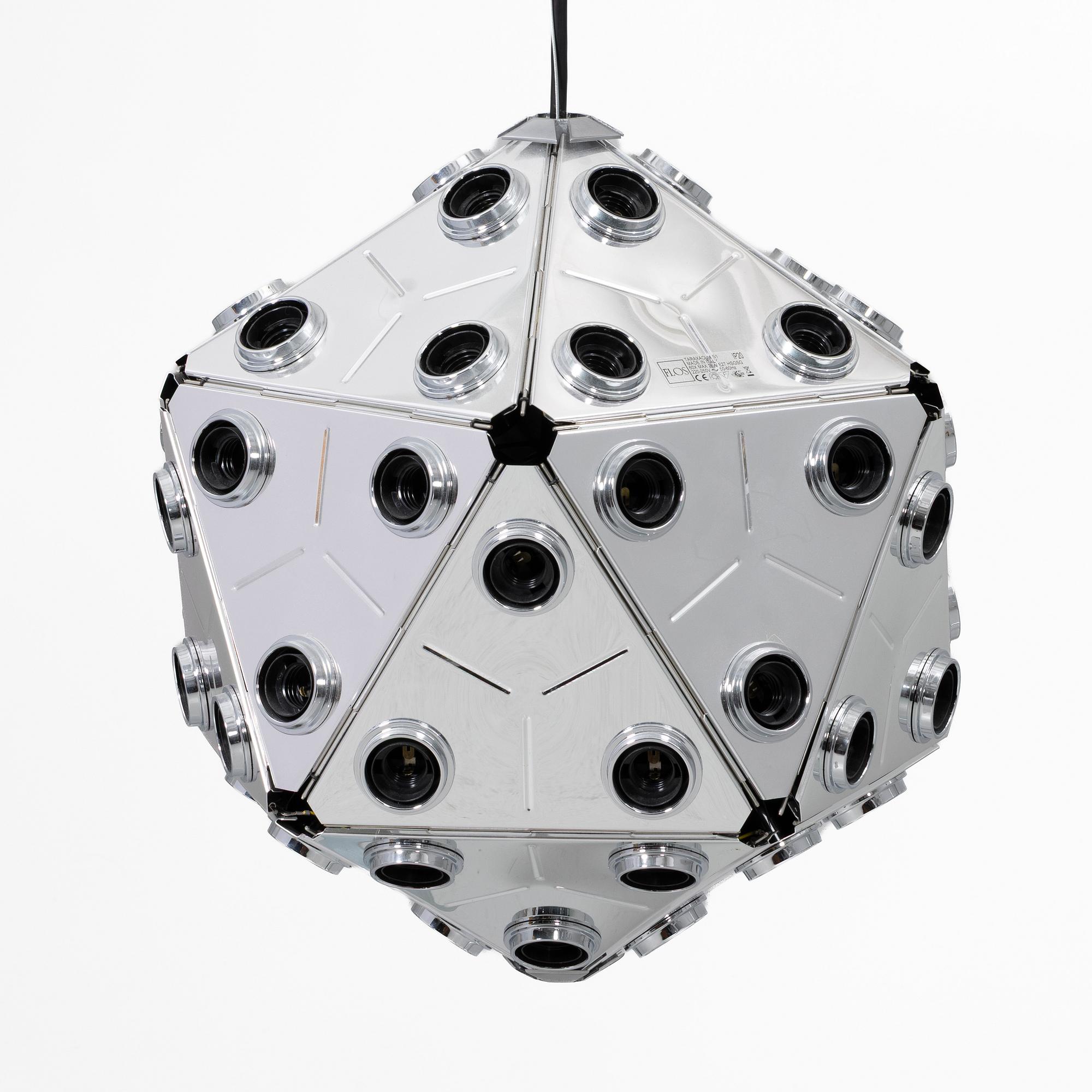 Achille Castiglioni, Taklampa, "Taraxacum 88 S1", Flos, Italien.