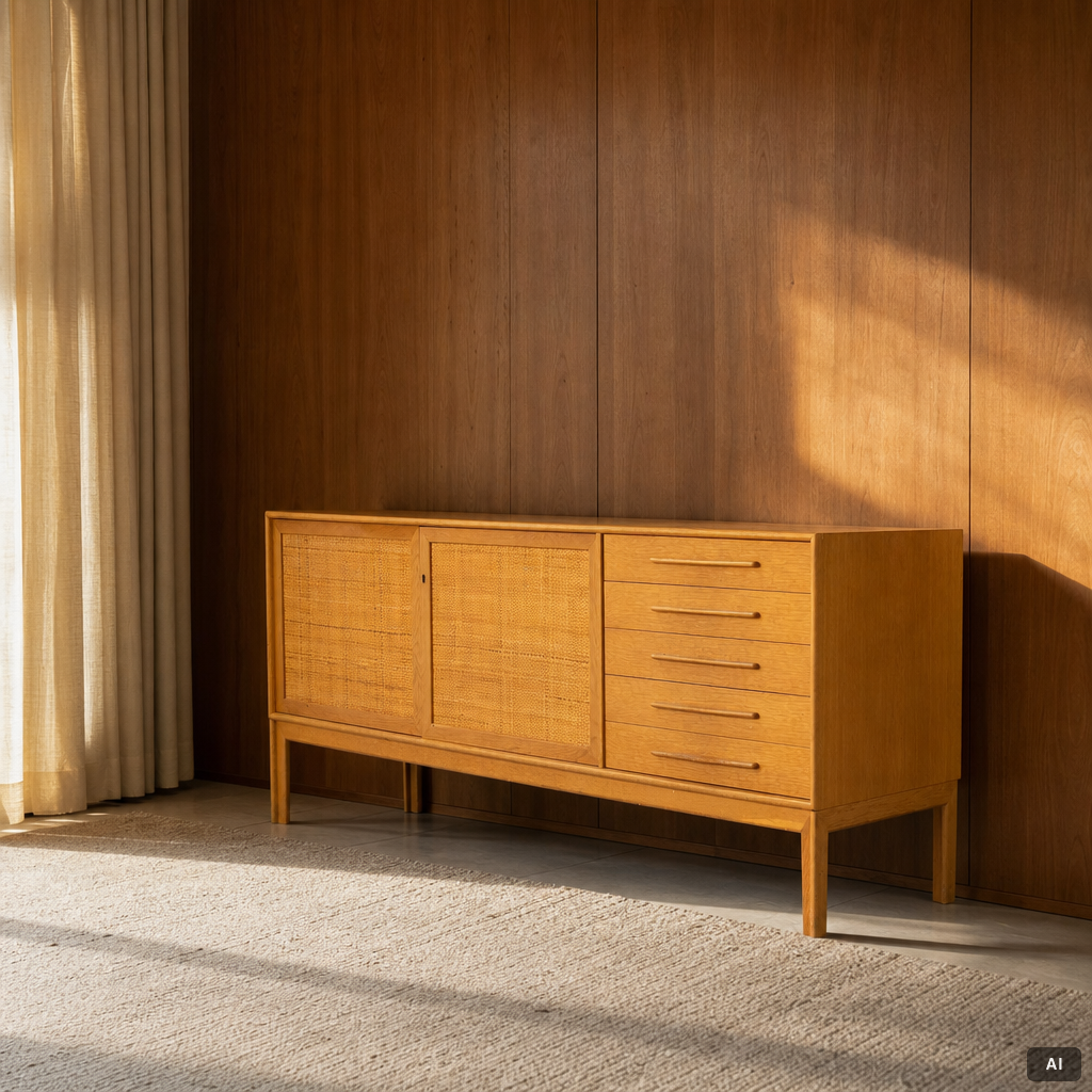 Alf Svensson, sideboard, Bjästa Möbelfabrik, 1960-tal,