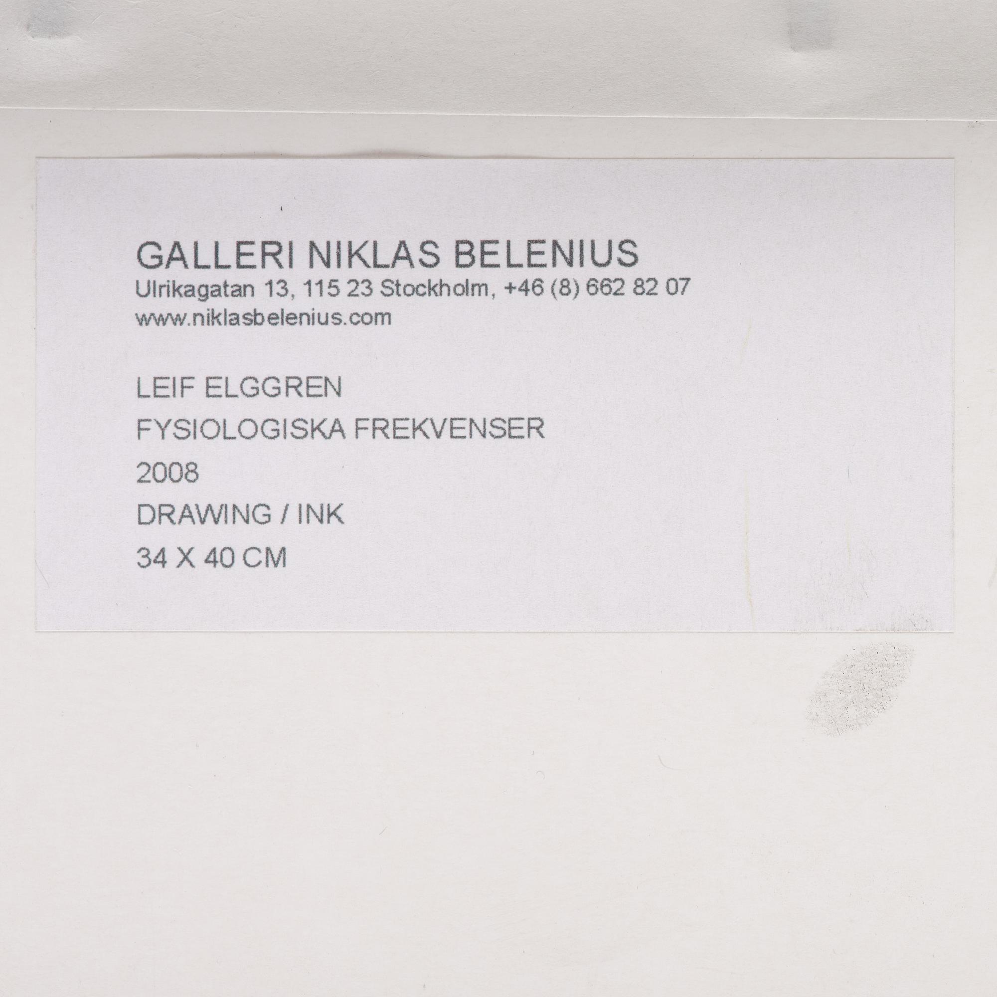 Leif Elggren, "Fysiologiska Frekvenser".