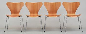 STOLAR, 4 st, "Sjuan" Arne Jacobsen, Fritz Hansen, 1999.