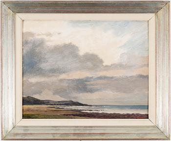 GRETA GERELL, oil on paper-panel, signed Gerell.
