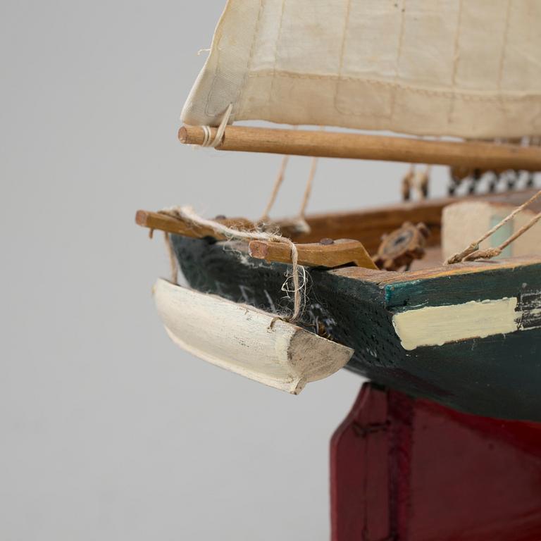 A ship model, first half of the 20th century.