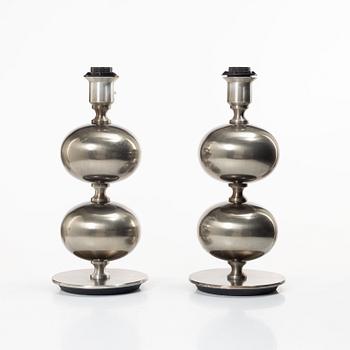 A pair of table lamps, Stilarmatur, second half of the 20th century.