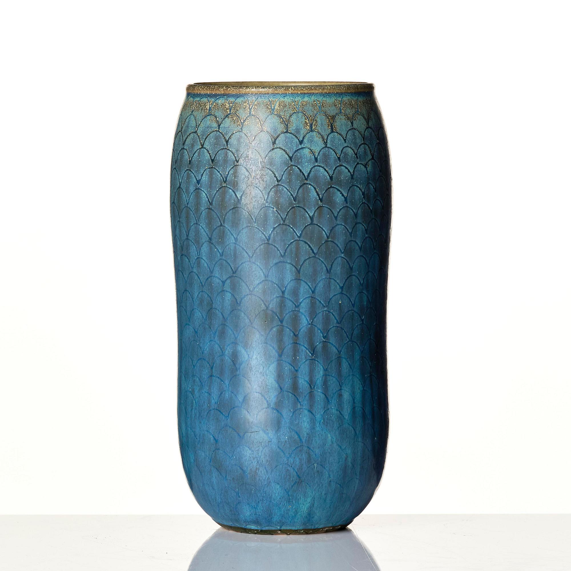 Stig Lindberg, a stoneware vase, Gustavsberg Studio, 1961.