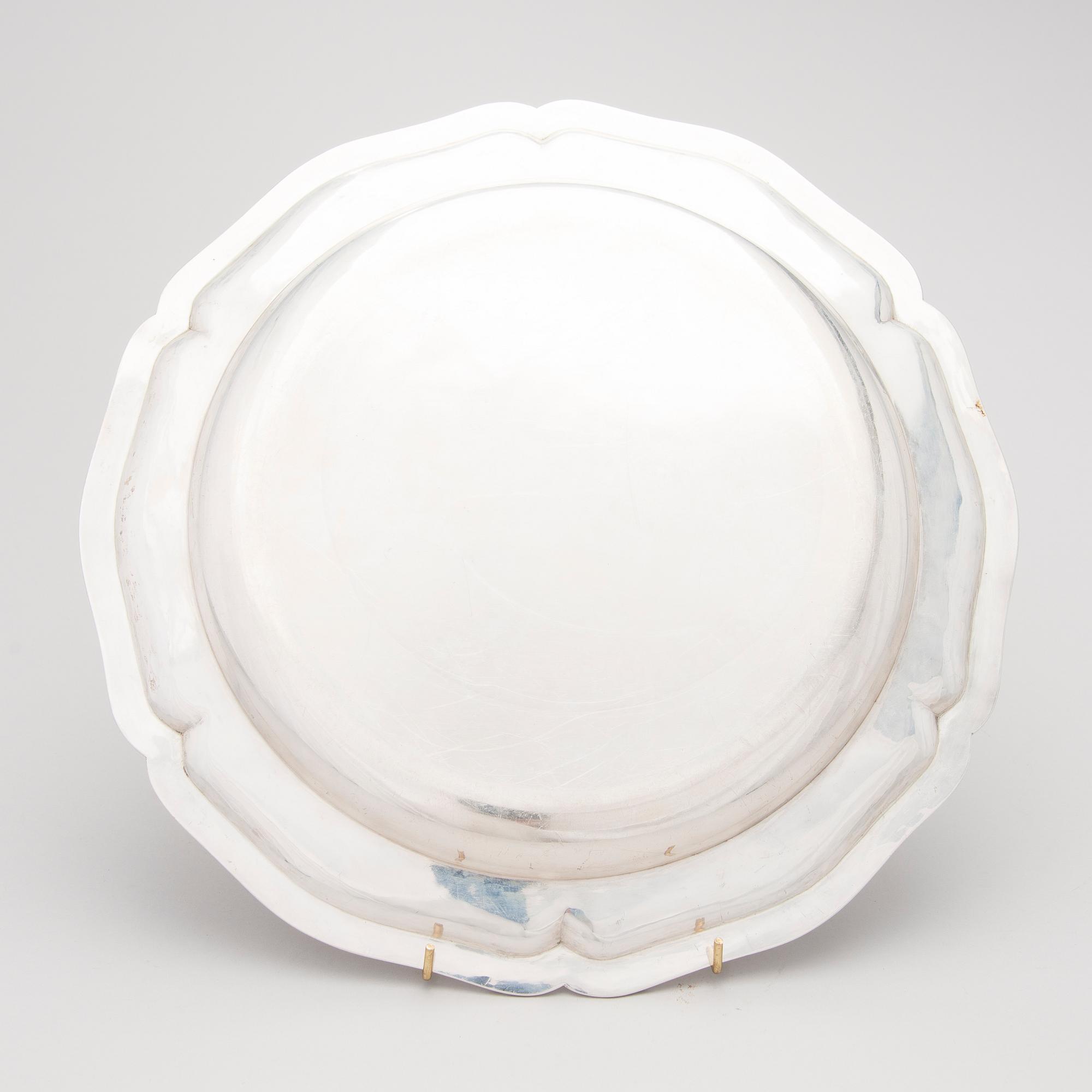 An Austria-Hungarian Silver Plate, 1872-1922.