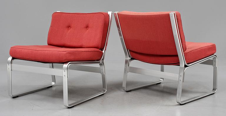 FÅTÖLJER, ett par, "Mondo", Karl Erik Ekselius, JOC Möbler, Vetlanda 1960/70-tal.