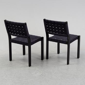 Alvar Aalto, stolar, ett par, modell "611", Artek.