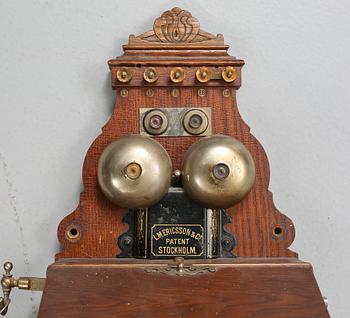 VÄGGTELEFON, LM Ericsson, Stockholm, 1900-talets första hälft.
