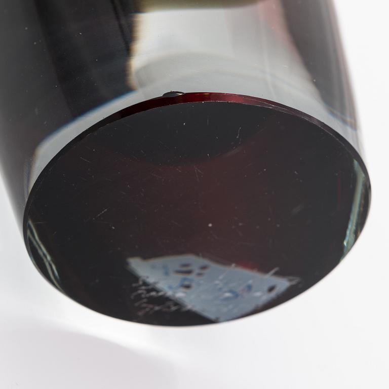 Kaj Franck, vas, glas, modell KF 239, signerad K. Franck, Nuutajärvi Notsjö -58.