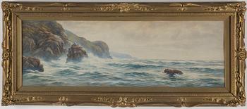 ARTHUR DEAN, akvarell. Signerad.