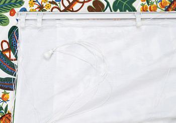 Josef Frank, three curtains, "Aralia", Firma Svenskt Tenn.