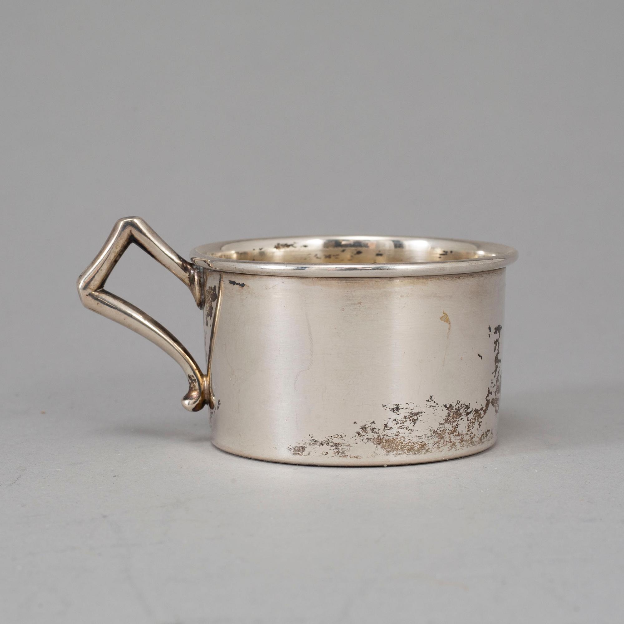 PUNCHMUGGAR 12 st, silver, Budapest, Österrike-Ungern, 1872-1922.