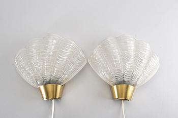 ASEA, a pair of wall lamps, 1940's, Swedish Modern.