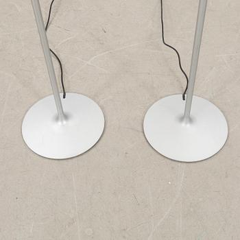 Philippe Starck, a pair of "Romeo soft" floor lamps for Flos, late 20th century.