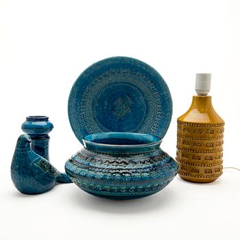Aldo Londi, Lot of ceramics, 5 pieces, Italy.