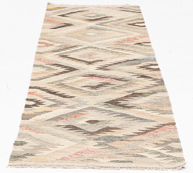 A Kilim runner, c. 290 x 80 cm.