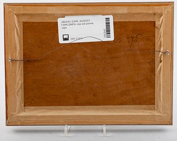 CARL AUGUST FAHLGREN, olja på pannå, sign.