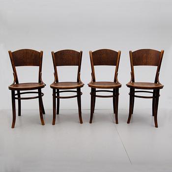 CAFÉSTOLAR, 4 st, Österrike, omkring år 1900.