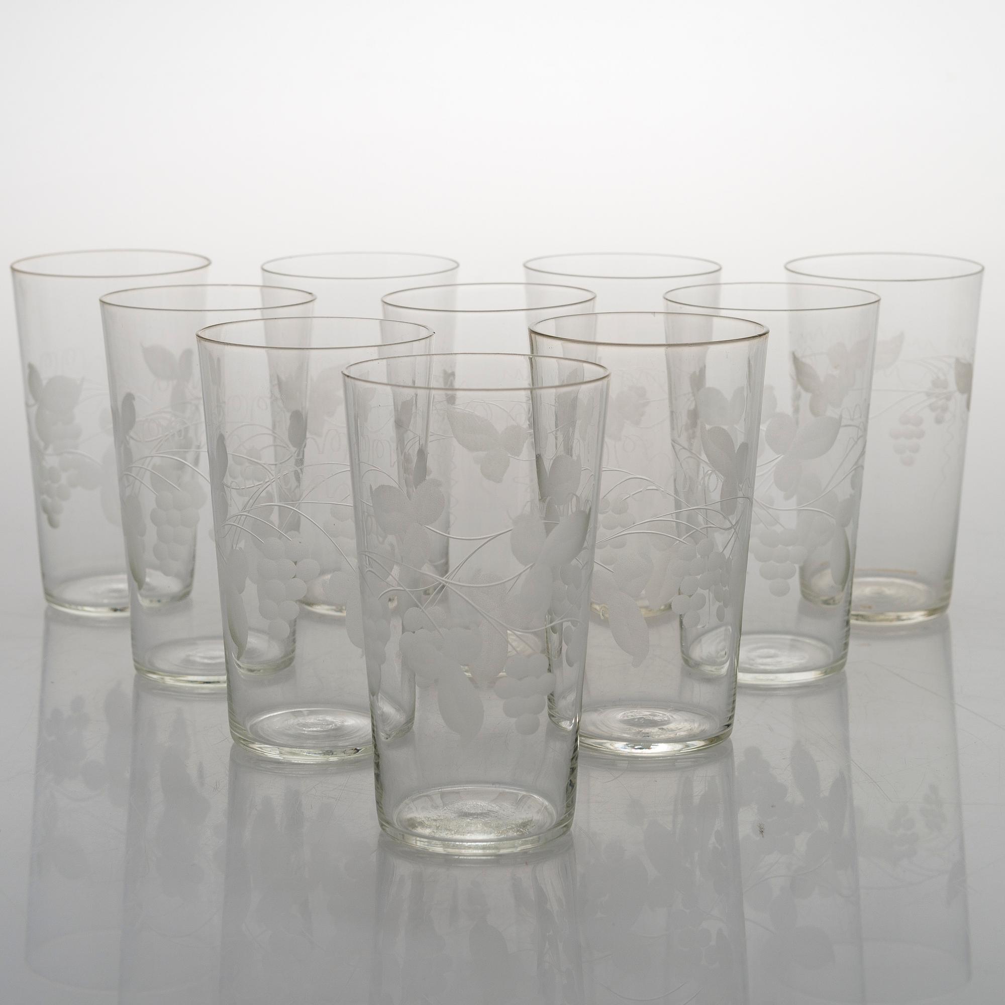 A 84-piece 'Savoy' glasswear, 1940s.