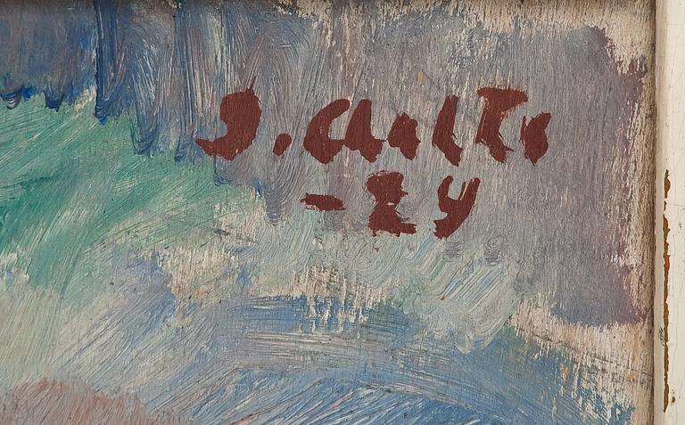 Ilmari Aalto, "STILLEBEN MED FLASKOR".