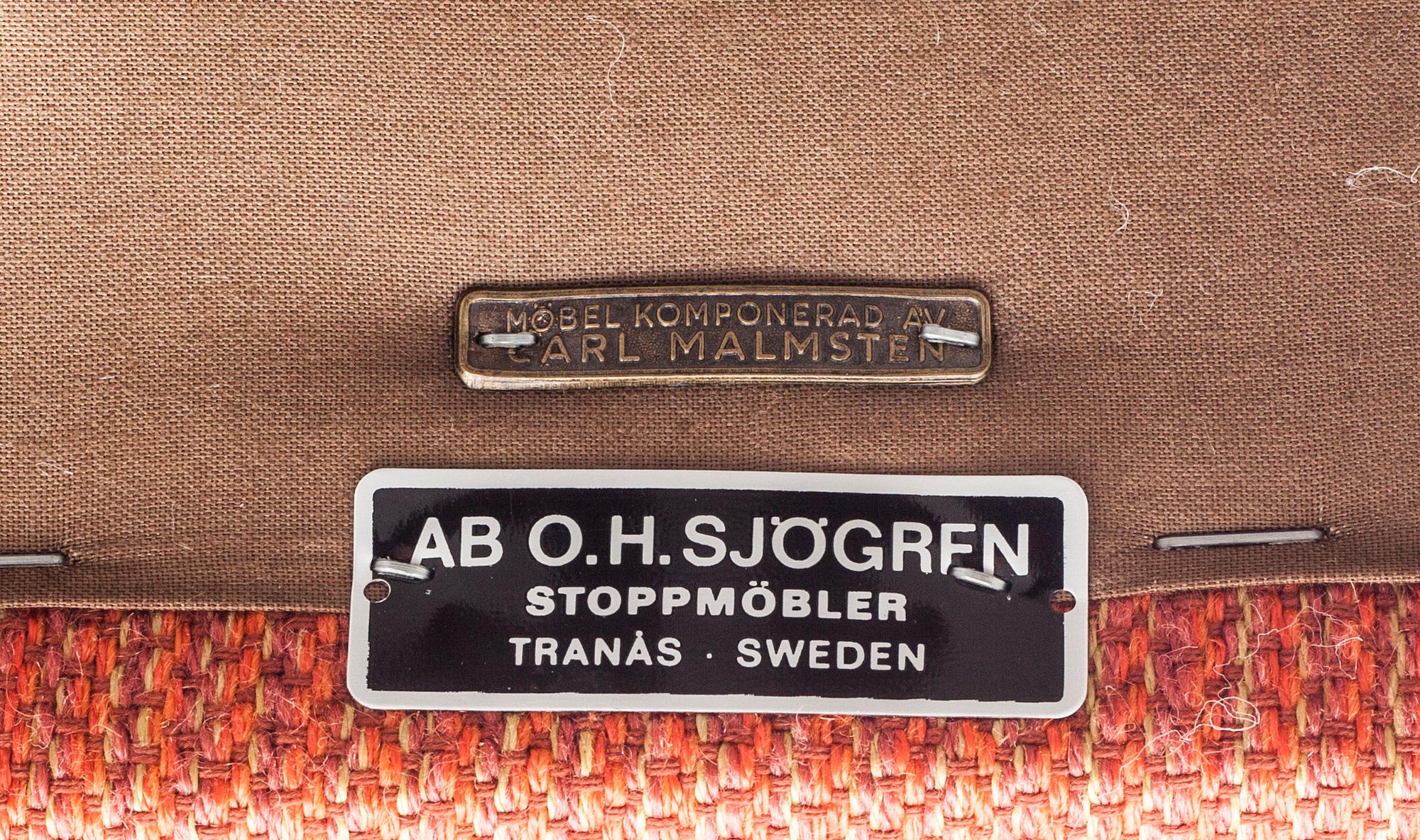 SOFFA, "Patronen", design Carl Malmsten. Brickmärkt.