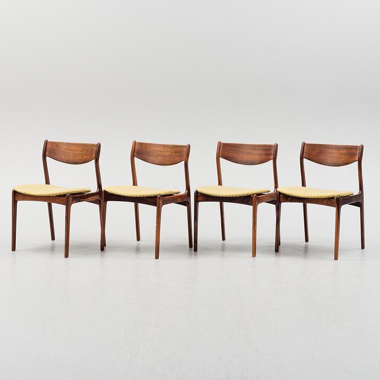 A five piece dining set, 1950's/60's.