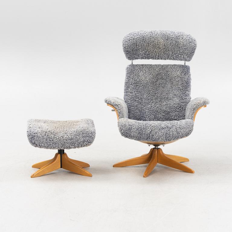 Fåtölj med fotpall, "Air", Conform, 2000-tal.