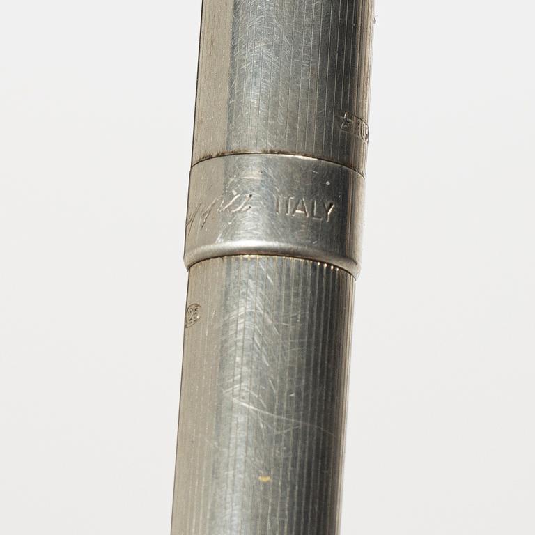 Montegrappa, kulspetspenna, sterlingsilver, Italien.