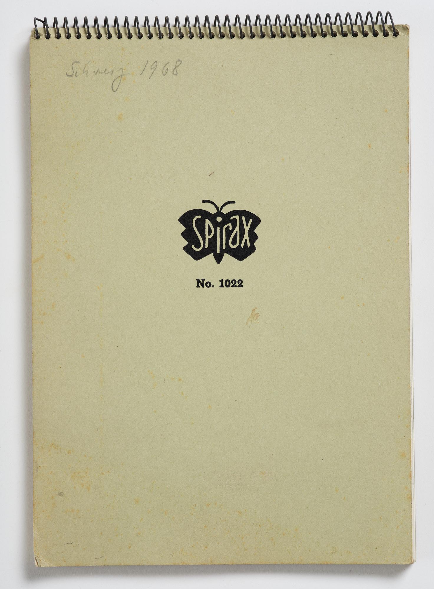 Lotte Laserstein, 4 skissböcker med blyertsteckningar.