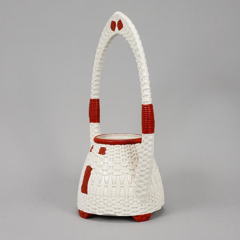 A Julius Dressler ceramic vase, Austria, early 20th century.