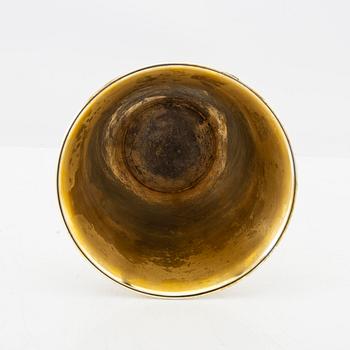 A Swedish 20th century silver vase mark of Edlunds silver factory Stockholm 1949, weight 532 grams.