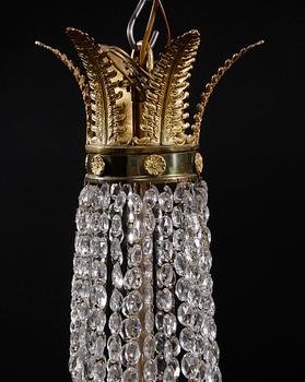 LJUSKRONA, empirestil, sent 1800-tal. H 120.