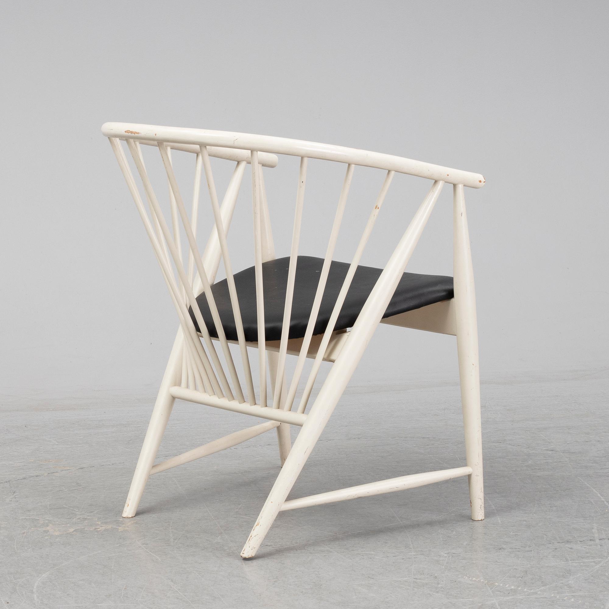 SONNA ROSÉN, fåtölj, "Solfjädern", Nesto Nässjö Stolfabrik AB.