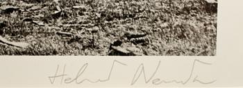 HELMUT NEWTON, offsetlitografi, ur "Special collection", 1976, sign.
