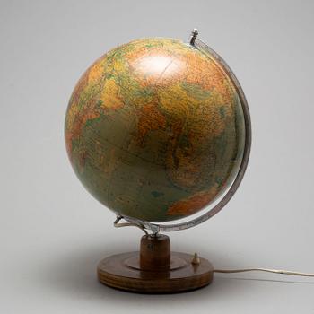 JORDGLOB, Räths Fysisk-politiska jordglob, 1900-talets mitt.