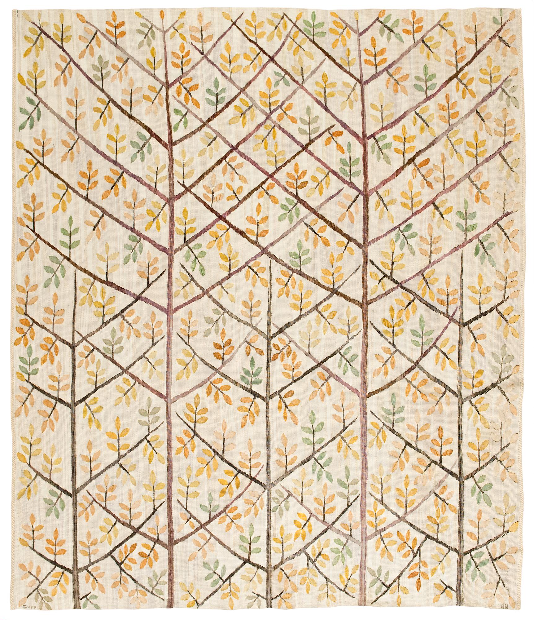 DRAPERI. "Hjälta". Gobelängteknik. 223,5 x 193,5 cm. Signerat AB MMF BN (AB Märta Måås-Fjetterström, Barbro Nilsson).