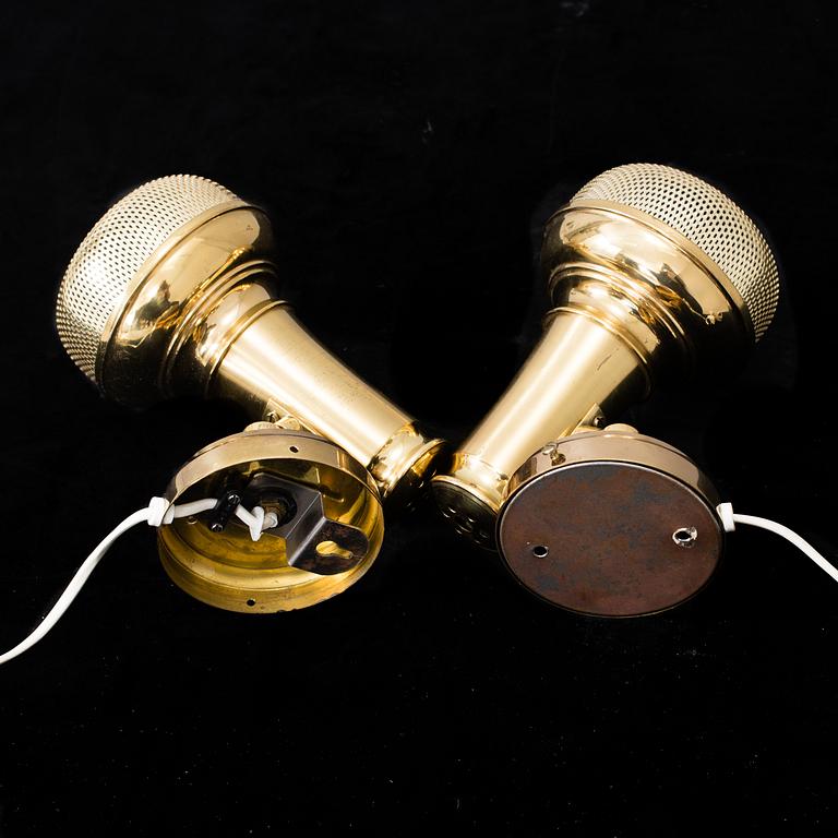 A pair of wall lights from OMI, Denmark, second half of the 20th Century.