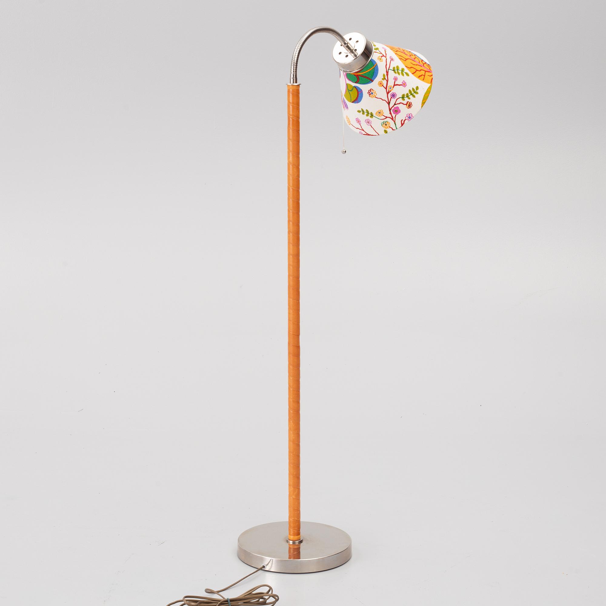 Josef Frank, Floor lamp, model 1838 ‘Spirallampan’, Firma Svenskt Tenn.