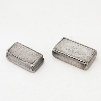 Dosor, 4 st, Sverige, 1800-talets andra hälft.