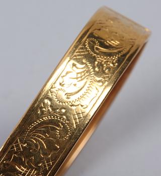 ARMBAND, 18 K guld, 15 gram.