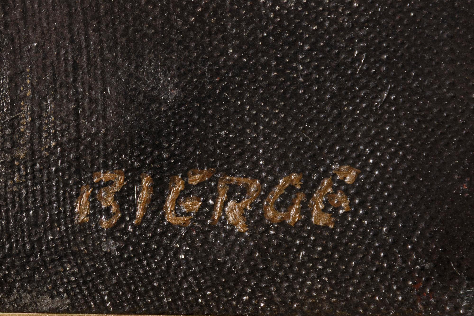 Roland Bierge, "Bouquet au damier".