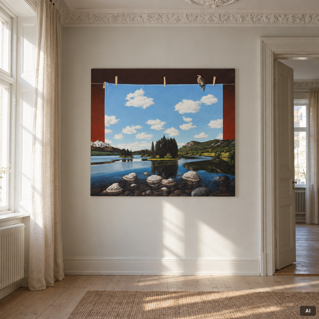 Frank Björklund, Surrealist landscape.