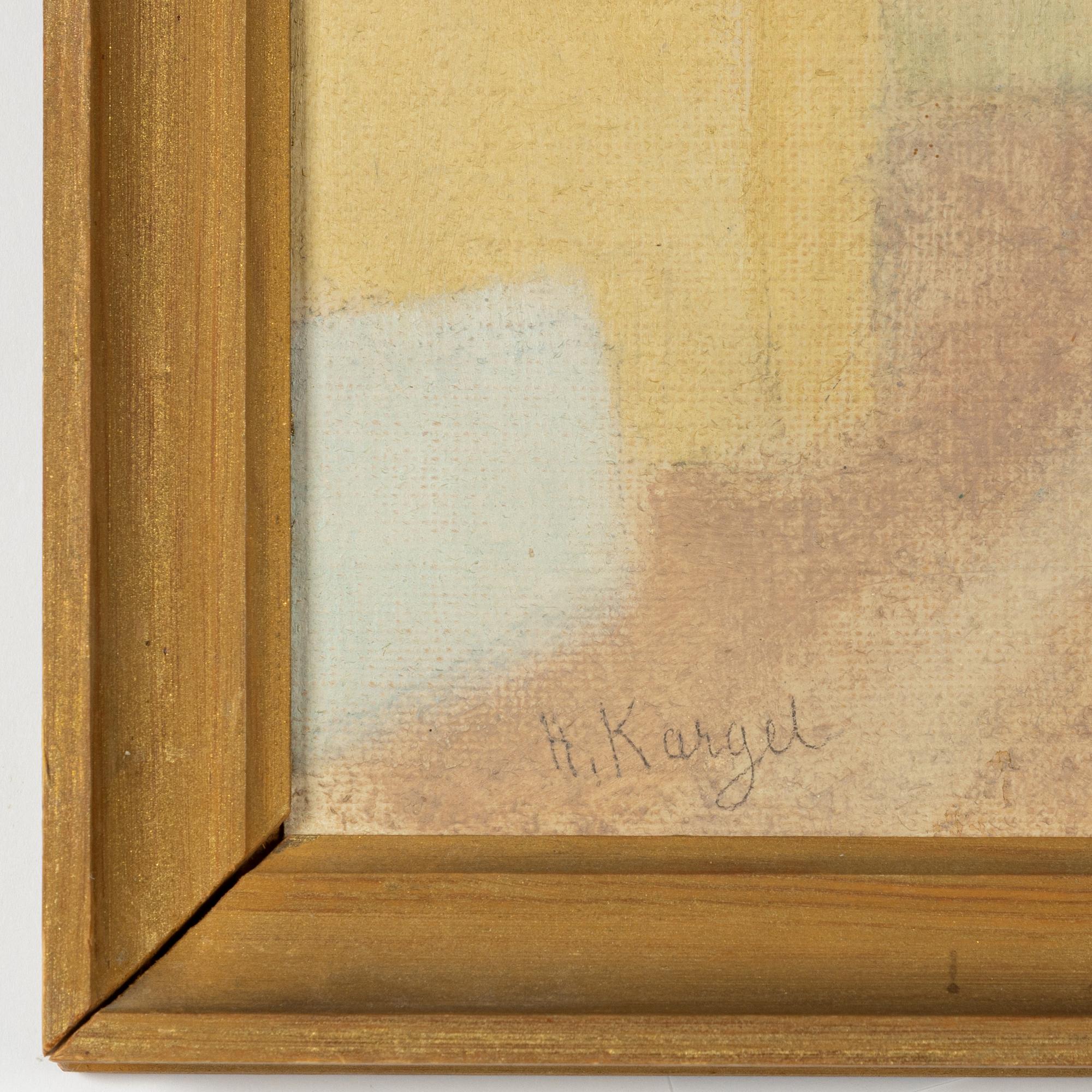 Axel Kargel, "Slottgatan i höst".