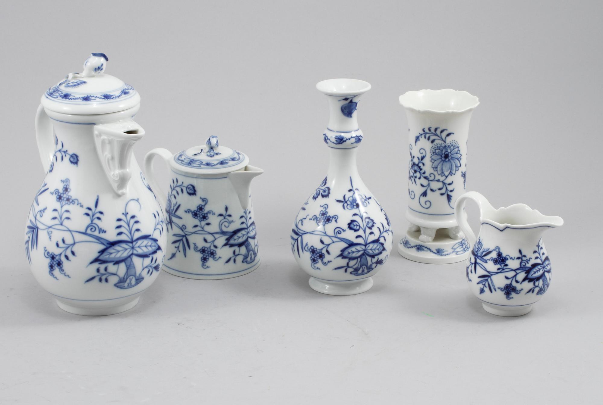 SERVISDELAR 34 delar, porslin, Meissen, 1900-tal.