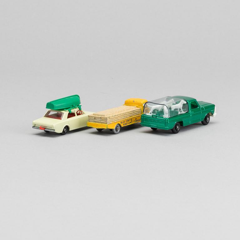 LESNEY MATCHBOX SERIES THREE CARS.