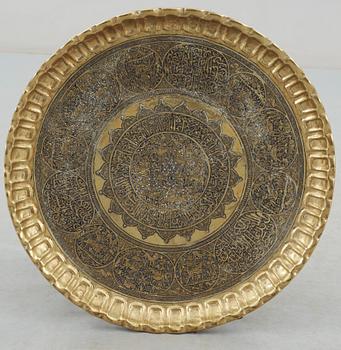 RÖKBORD, med tillbehör. Orientaliskt, 1800/1900-tal.